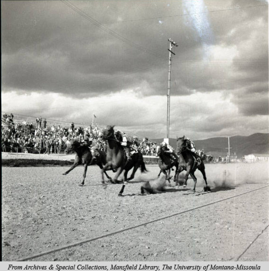 Horse races at the Missoula County Fair